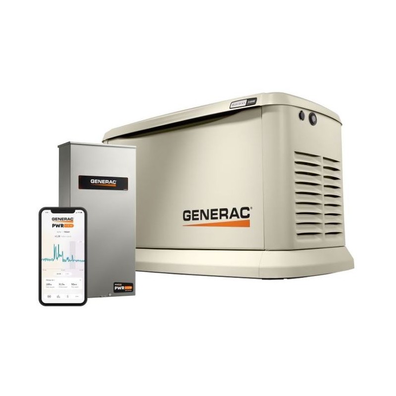 Generac 24KW (LP)/21KW (NG) 200 AMP Transfer Switch Aluminum Enclosure (7210)