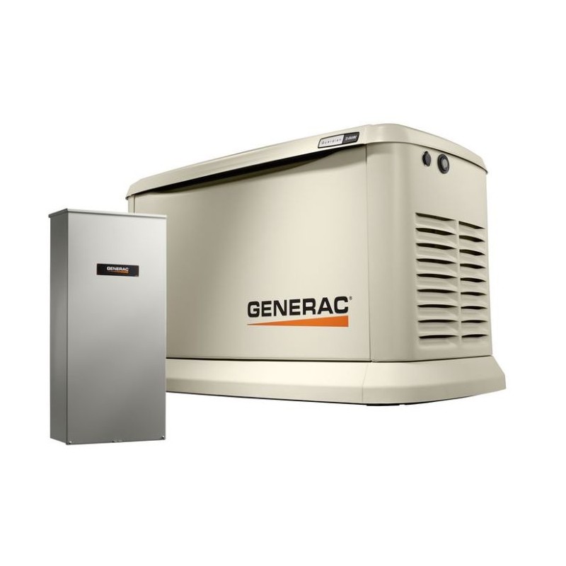 Generac 26 KW Air-Cooled Standby Generator 200A SE ATS Aluminum Enclosure (7291)