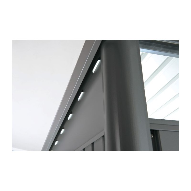 Biohort AvantGarde Double Door 12x9 Metal Shed with Floor Kit - Dark Gray (BIO1123)