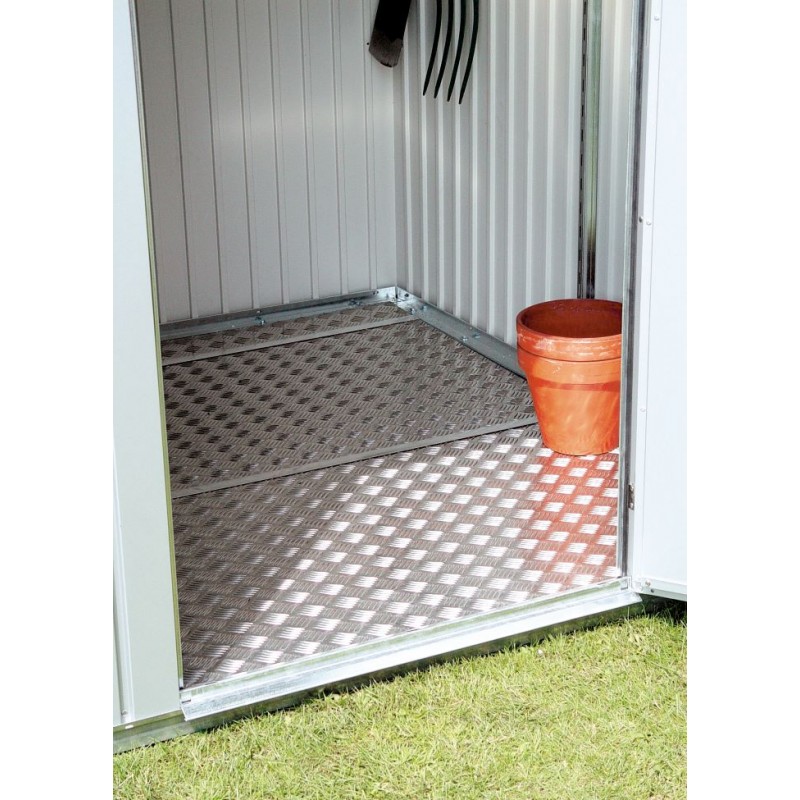 Biohort AvantGarde Double Door 12x9 Metal Shed with Floor Kit - Dark Gray (BIO1123)