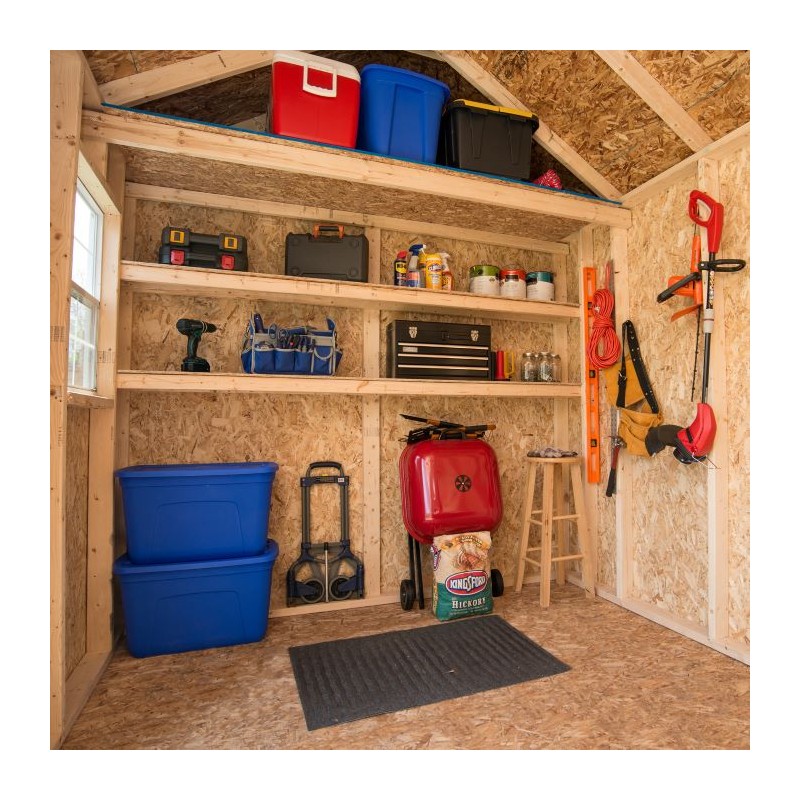 Handy Home Yardline Berkdale 14x8 Wood Shed (19464-1)