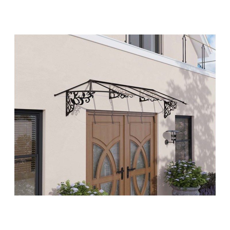 Palram - Canopia Lily 3666 12x3 Awning - Black/Clear (HG9596)