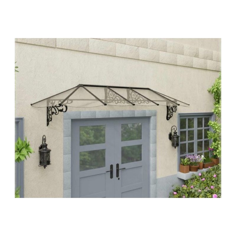 Palram - Canopia Lily 3154 11x3 Awning - Black/Clear (HG9595)