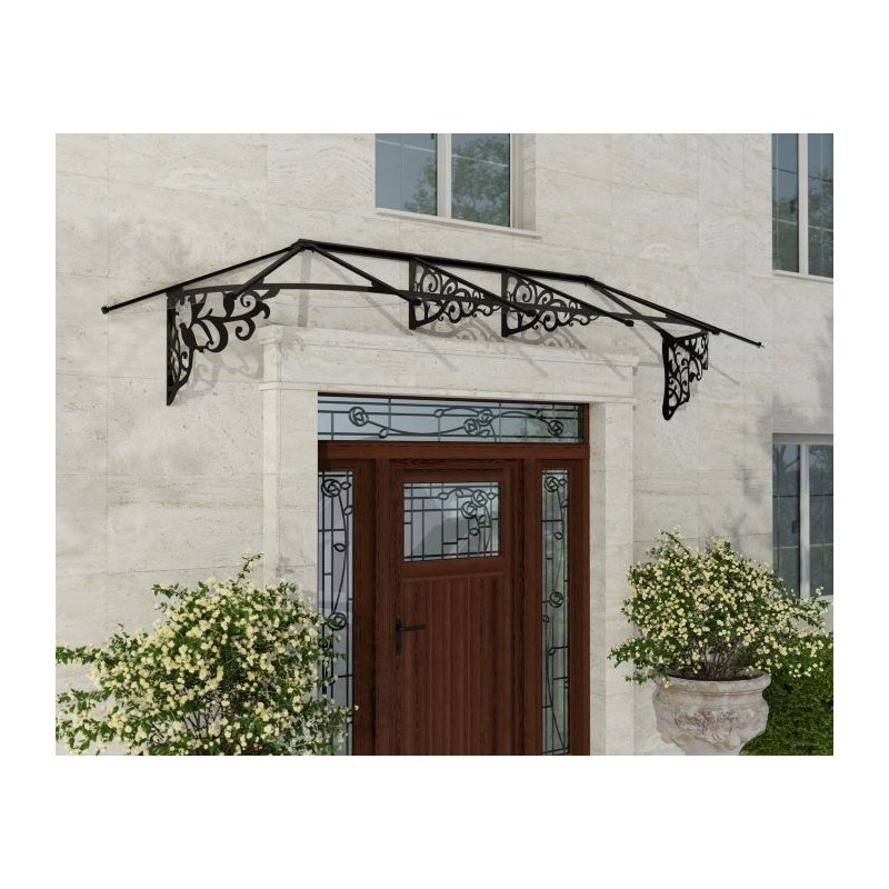 Palram - Canopia Lily 3154 11x3 Awning - Black/Clear (HG9595)