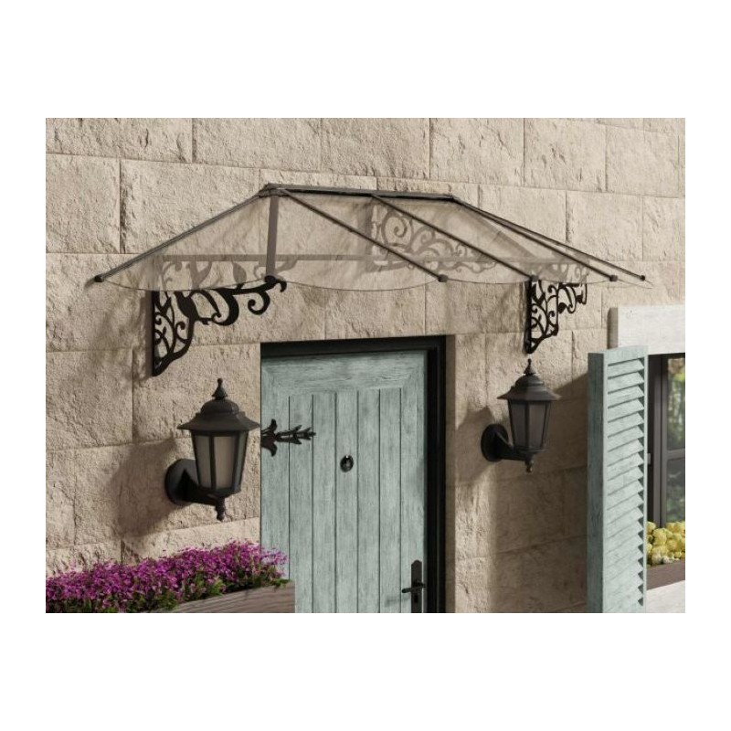 Palram - Canopia Lily 2642 9x3 Awning - Black/Clear (HG9594)