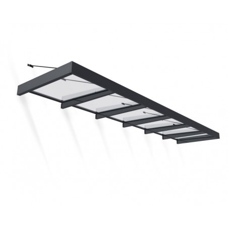Palram - Canopia Sophia XL 6000 22x5 Awning - Gray/Clear (HG9551) Palram - Canopia Sophia XL 6000 22x5 Awning - Gray/Clear (HG9551)