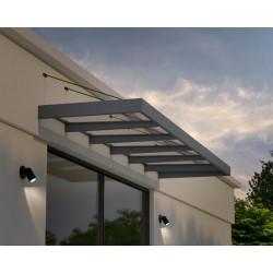 Palram - Canopia Sophia XL 6000 22x5 Awning - Gray/Clear (HG9551)