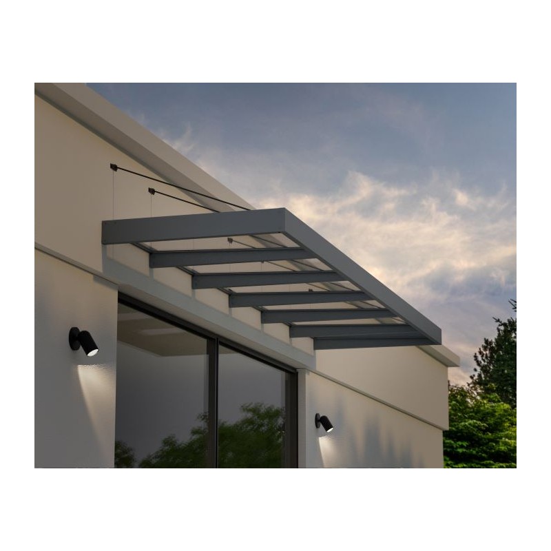 Palram - Canopia Sophia XL 6000 22x5 Awning - Gray/Clear (HG9551)