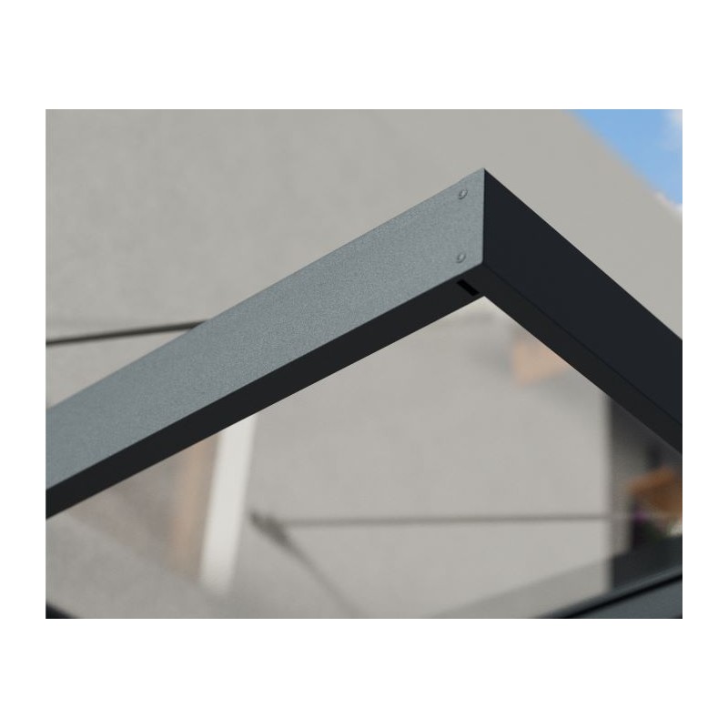 Palram - Canopia Sophia XL 4000 12x5 Awning  - Gray/Clear  (HG9544)