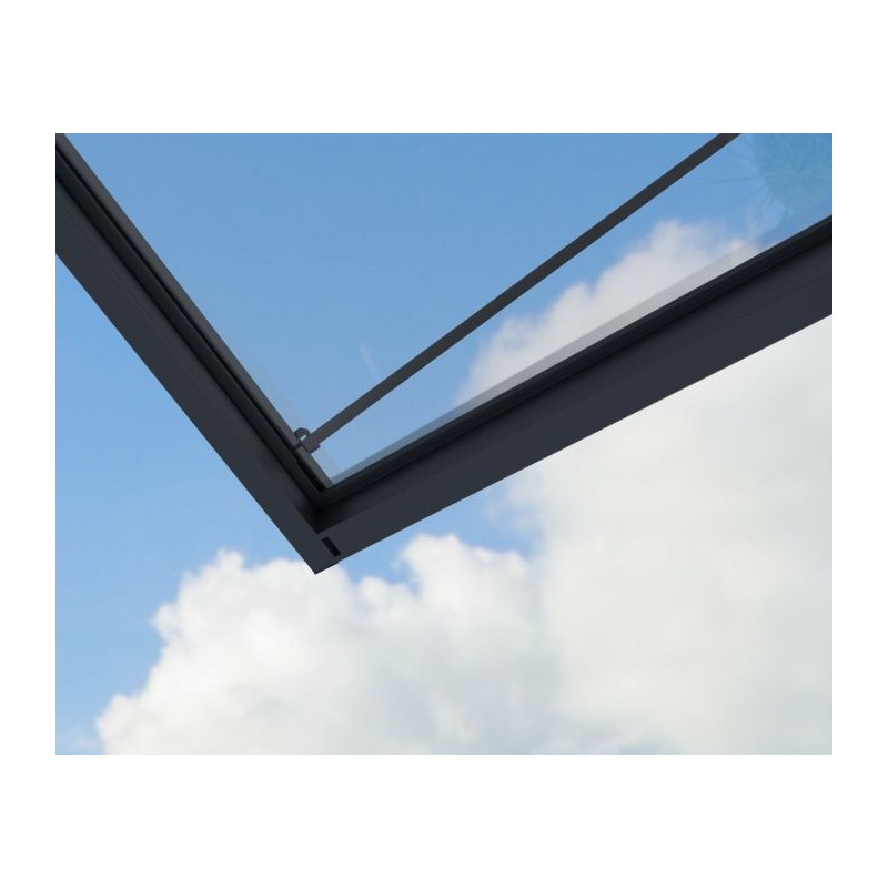 Palram - Canopia Sophia XL 4000 12x5 Awning  - Gray/Clear  (HG9544)