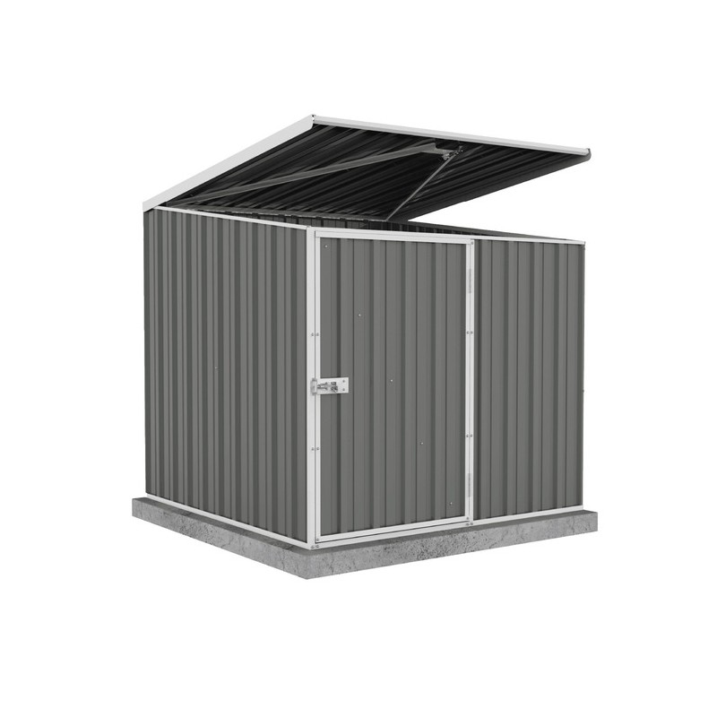 Absco 5x5 Multipurpose Metal Pool Pump Shed  - Woodland Gray (AB1070)