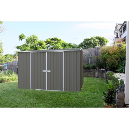 Absco Premier 10' x 7' Metal Storage Shed - Woodland Gray (AB1001) Absco Premier 10' x 7' Metal Storage Shed - Woodland Gray (AB1001)