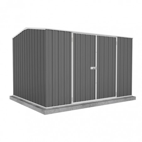 Absco Premier 10' x 7' Metal Storage Shed - Woodland Gray (AB1001) Absco Premier 10' x 7' Metal Storage Shed - Woodland Gray (AB1001)