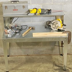 Poly-Tex Heavy-Duty Galvanized Steel 2-Tier Work / Utility Bench (PTX2000)