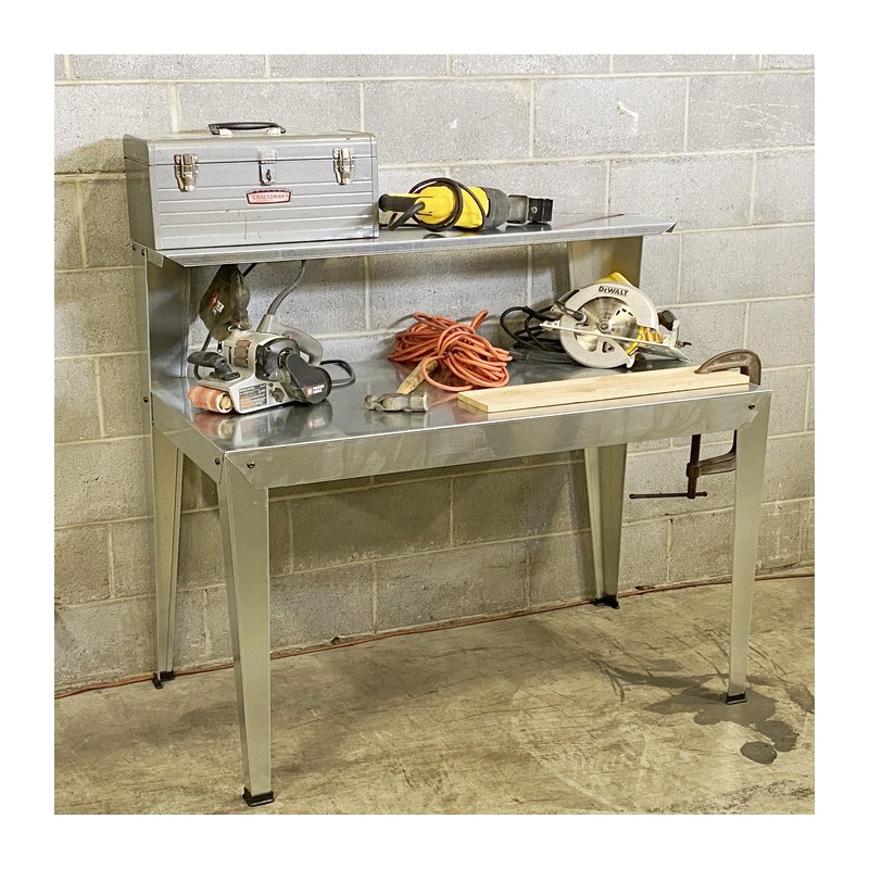 Poly-Tex Heavy-Duty Galvanized Steel 2-Tier Work / Utility Bench (PTX2000)