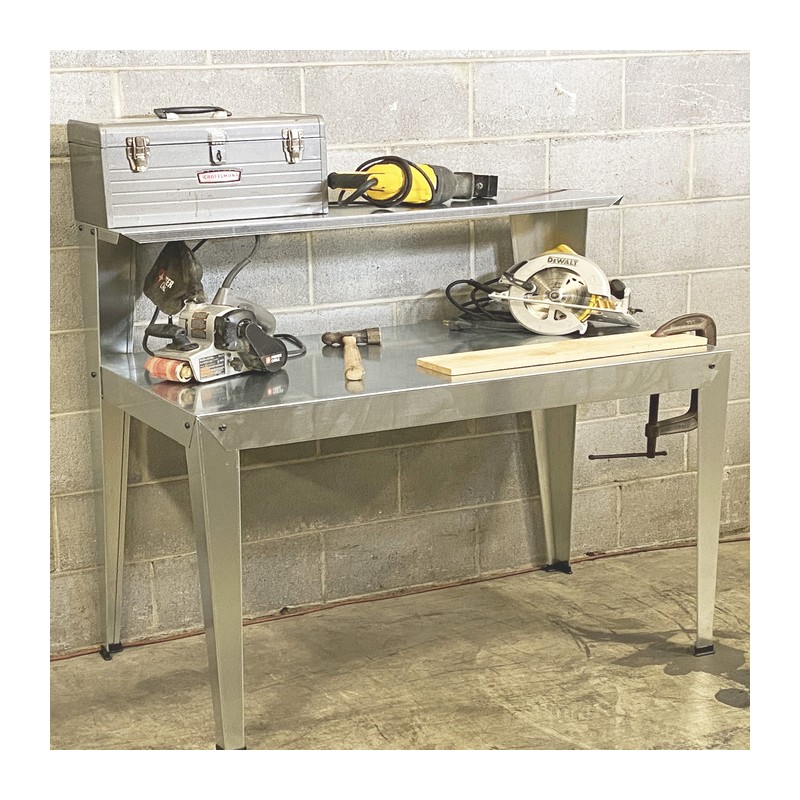 Poly-Tex Heavy-Duty Galvanized Steel 2-Tier Work / Utility Bench (PTX2000)
