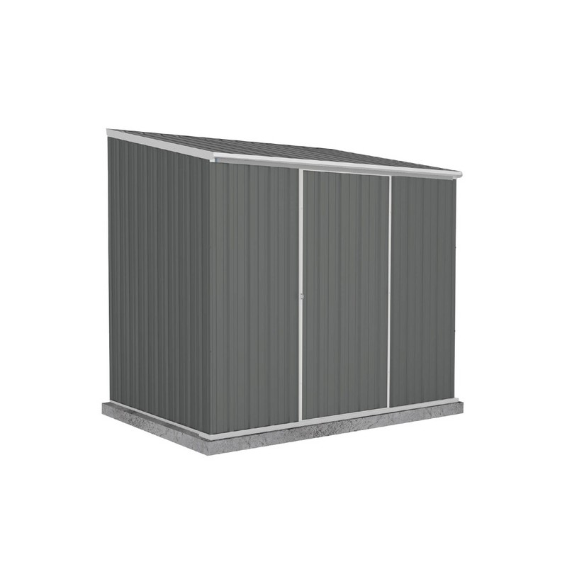 Absco 7x5 EZI Slider Metal Storage Shed - Woodland Gray (AB1040)