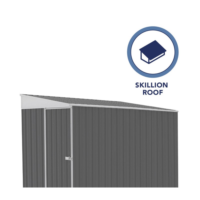 Absco Duarango  5x10 Metal Bike Shed - Woodland Gray (AB1141)