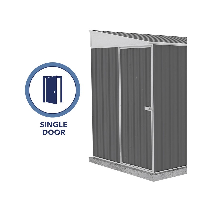 Absco Duarango  5x10 Metal Bike Shed - Woodland Gray (AB1141)