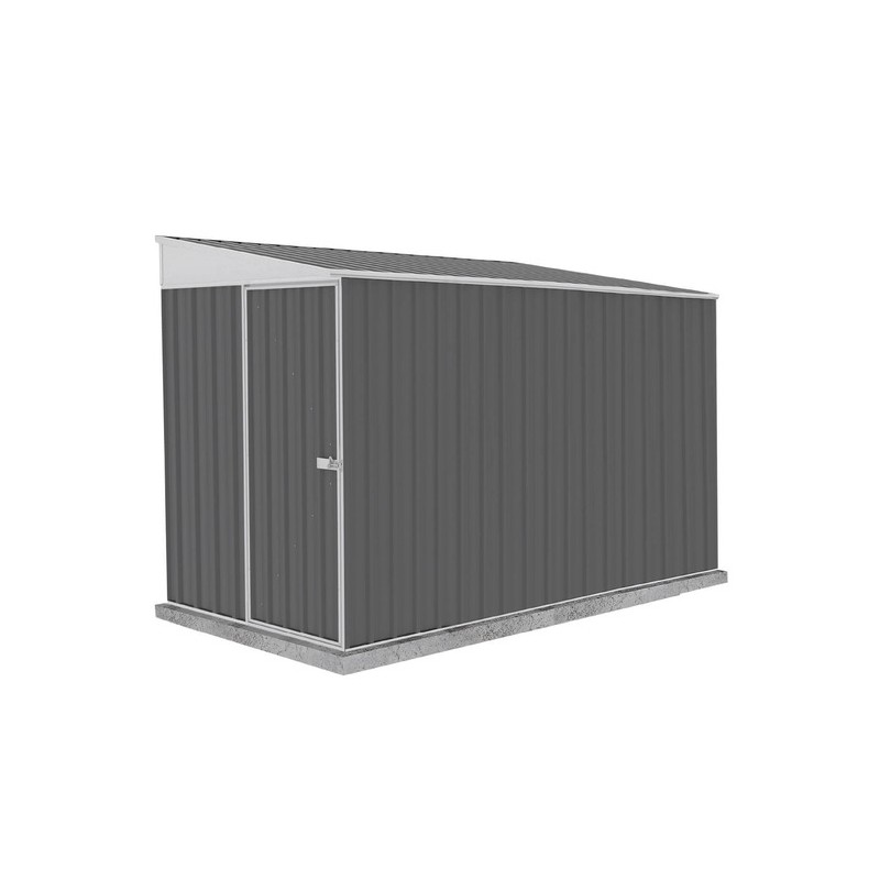 Absco Duarango  5' x 10' Metal Bike Shed - Woodland Gray (AB1141)