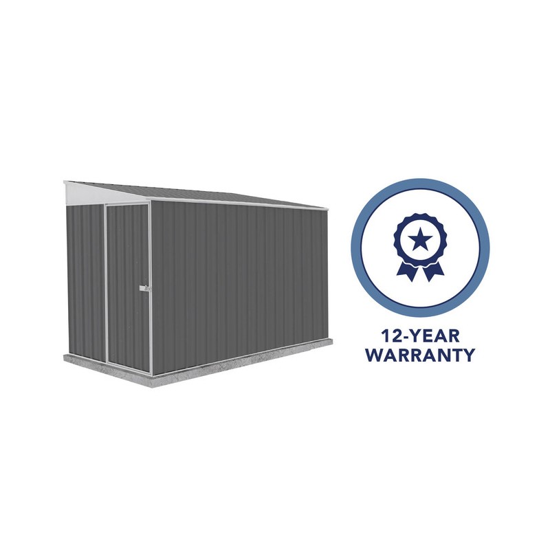 Absco Duarango  5x10 Metal Bike Shed - Woodland Gray (AB1141)