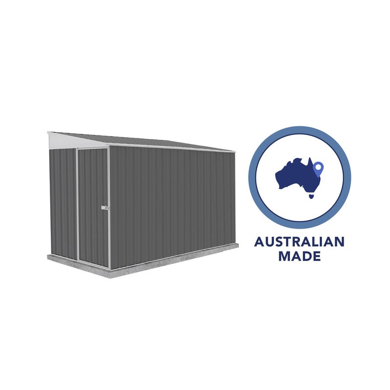 Absco Duarango  5x10 Metal Bike Shed - Woodland Gray (AB1141)