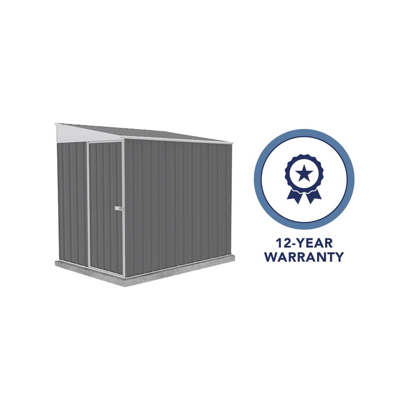 Absco Durango 5x7 Metal Bike Shed - Woodland Gray (AB1140)