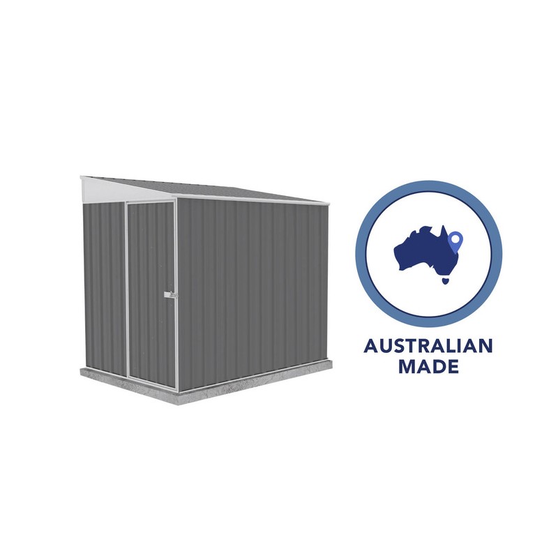 Absco Durango 5x7 Metal Bike Shed - Woodland Gray (AB1140)