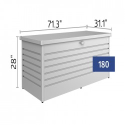Biohort LeisureTime 210 Gallon Deck Box - Silver (BIO1004)