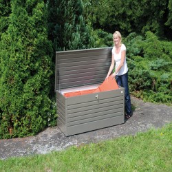 Biohort LeisureTime 210 Gallon Deck Box - Quartz Gray (BIO1006)