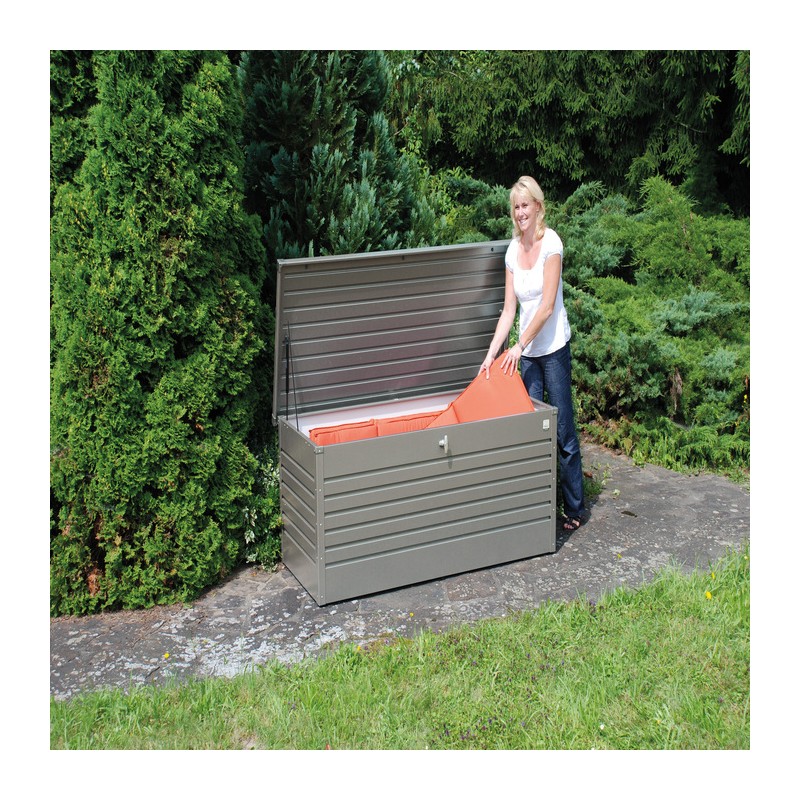 Biohort LeisureTime 210 Gallon Deck Box - Quartz Gray (BIO1006)