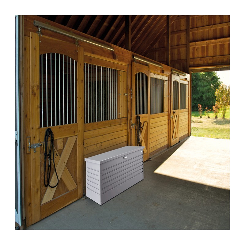 Biohort LeisureTime 210 Gallon Deck Box - Quartz Gray (BIO1006)