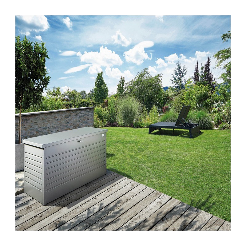 Biohort LeisureTime 210 Gallon Deck Box - Quartz Gray (BIO1006)