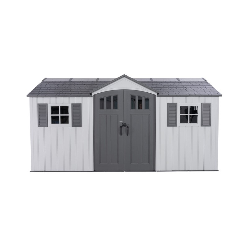 Lifetime Dual Entry 15x8 Outdoor Storage Shed Kit (60410)