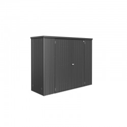 Biohort Equipment Locker 150 - 5' x 2.7' x 6' with Floor Kit - Dark Gray (BIO1107)
