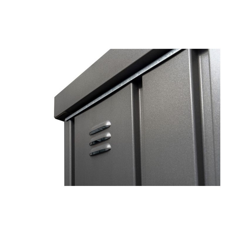 BioHort Equipment Locker 90 with Floor Kit - Gray (BIO1108)