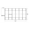 Rion 6x12 EcoGrow 2 Twin Wall  Greenhouse Kit (HG7012)