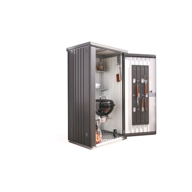 BioHort Equipment Locker 90 with Floor Kit - Gray (BIO1108)