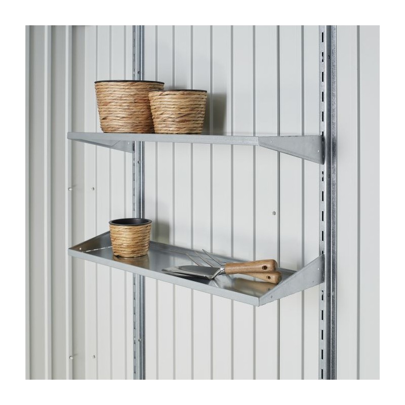 BioHort Equipment Locker 90 with Floor Kit - Gray (BIO1108)