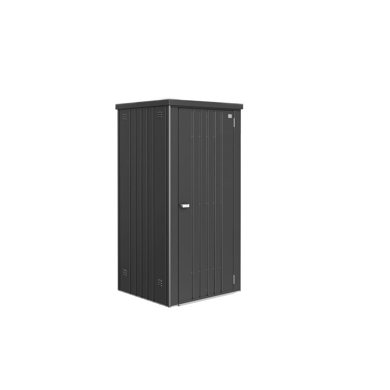 BioHort Equipment Locker 90 - 3' x 2.7' x 6' - Dark Gray with Floor Kit (BIO1108)