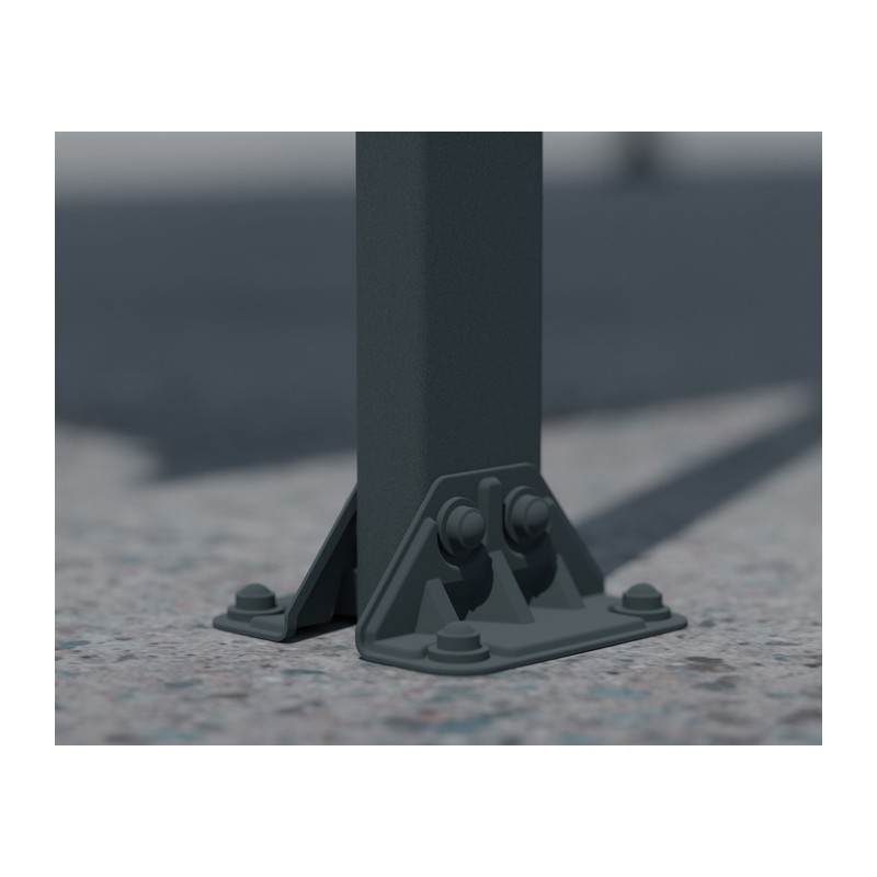 Palram - Canopia Vitoria 5000 16x9.5 Carport Kit - Gray / Gray (HG9130)