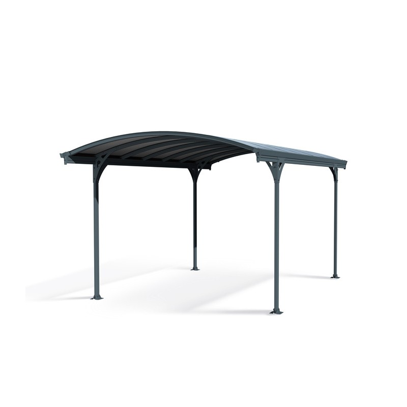 Palram - Canopia Vitoria 5000 16x9.5 Carport Kit - Gray / Gray (HG9130)