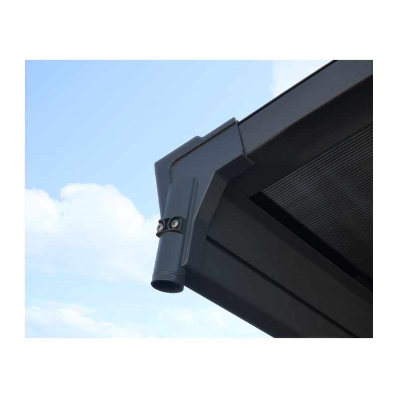 Palram - Canopia Vitoria 5000 16x9.5 Carport Kit - Gray / Gray (HG9130)