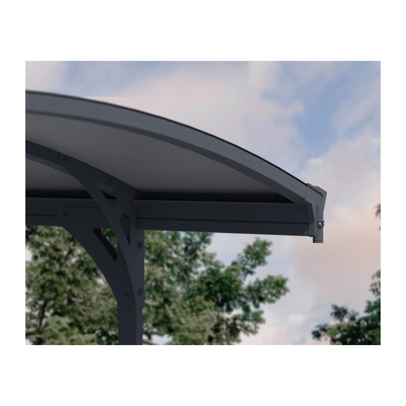 Palram - Canopia Vitoria 5000 16x9.5 Carport Kit - Gray / Gray (HG9130)