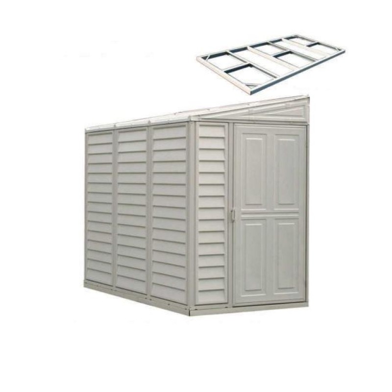 DuraMax 4x8 Sidemate Vinyl Shed With Foundation Kit (06625)