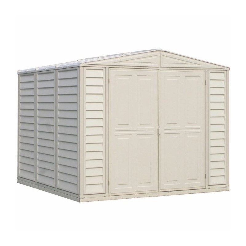 DuraMax 8x8 Duramate Vinyl Shed w/ Foundation Kit (00384)