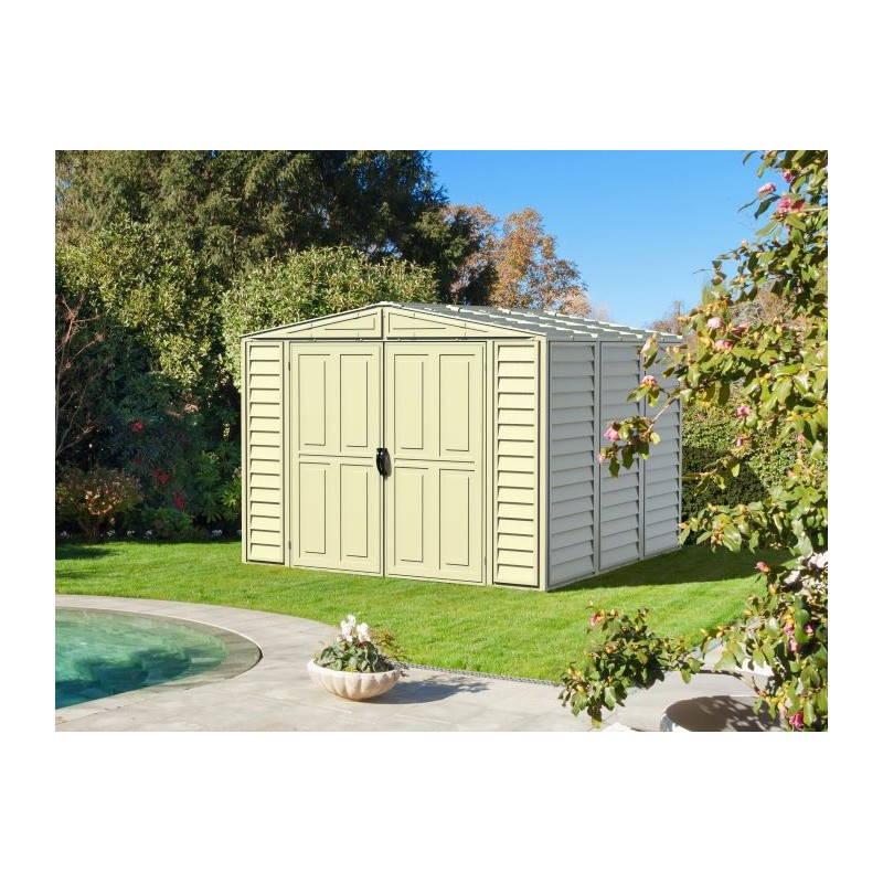 DuraMax 8x8 Duramate Vinyl Shed w/ Floor Kit (00384)