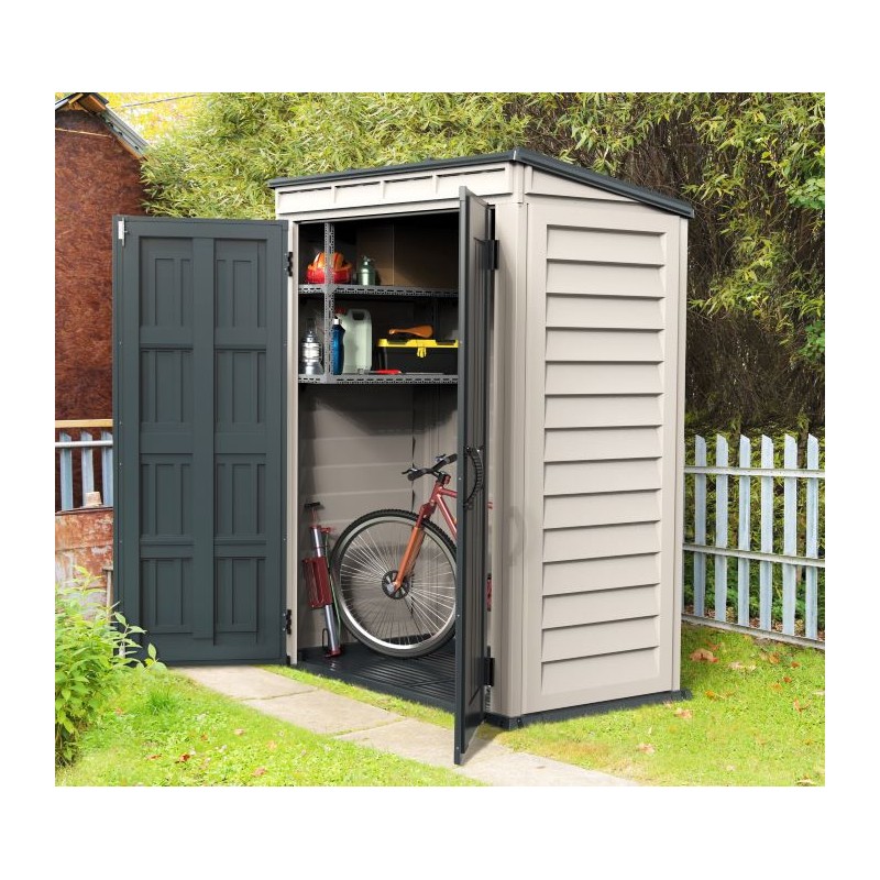 DuraMax YardMate 5x3 Pent Roof Plus Vinyl Storage Shed (05325)