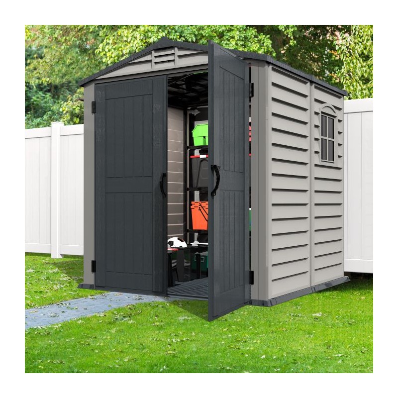 DuraMax 6x6 StoreMate Plus Vinyl Shed Kit w/ Floor (30425)