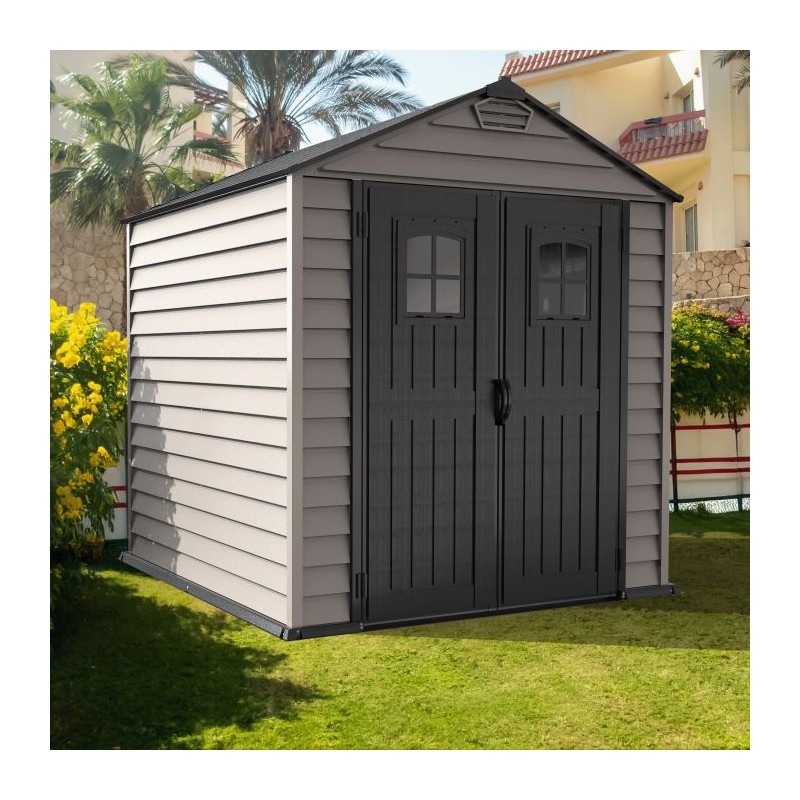 DuraMax StoreMax Plus 7x7 Vinyl Shed Kit w/ Molded Floor (30325)